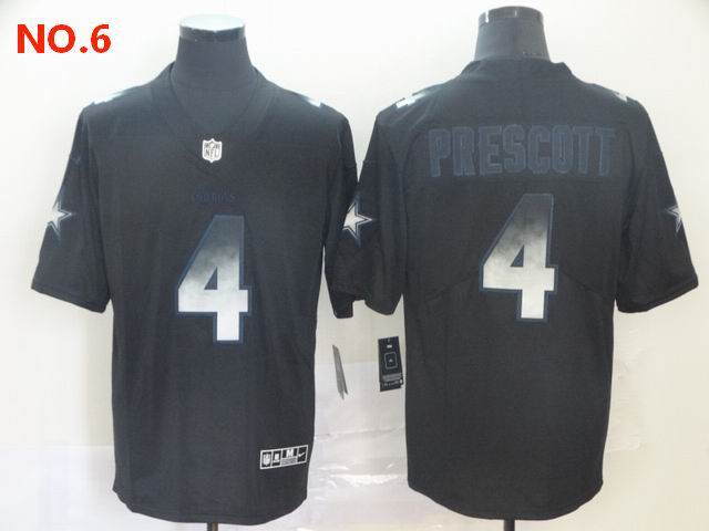 Men's Dallas Cowboys #4 Dak Prescott Jerseys NO.6;